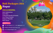Holi Packages 2024 in Ropar | Holi Celebration Packages 2024