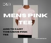 Mens pink tee