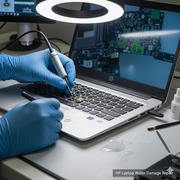 HP Laptop Water Damage Repair Service Center in Kukatpally, Hyderabad