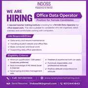 Office Data. Operator Position for Female Candidates