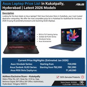 Asus Laptop Price List in Kukatpally, Hyderabad | Latest 2026 Mode111
