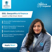 ESG,  Geopolitics & Finance – PGDM at Imperial