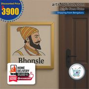 Classic Warrior Style Shivaji Acrylic Name Plate Under Rs. 3900