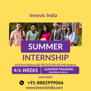 4/6 weeks Summer Internship Training course in Delhi.