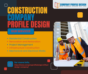 Construction Company Profile Design Services
