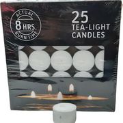 TEALIGHT CANDLES 8 HOURS- AARYAH DECOR