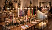 PARTY CANDLES-PILLAR CANDLES=SPIRAL CANDLES-TEPPER CANDLE AARYAH DECOR